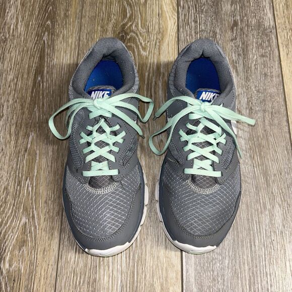 Nike Flex Experience Run 3 Running Shoes Gray Aqua Womens Size 7.5 - 652853-013 - Picture 4 of 11